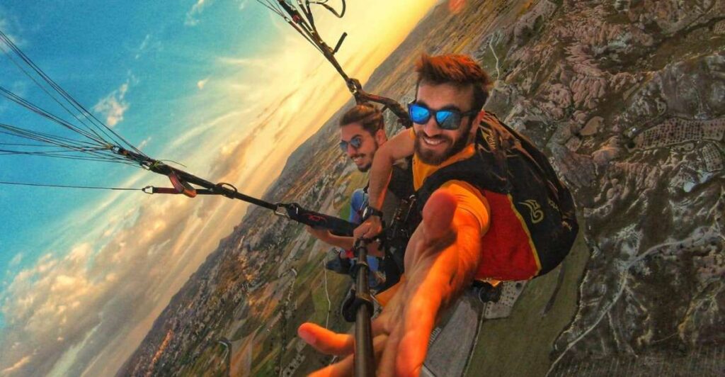 kappadokien paragliding 1024x532 - Paragliding i Kappadokien